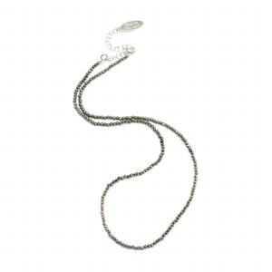 NEW REALIA BY JEN women's jen pyrite necklace in micro